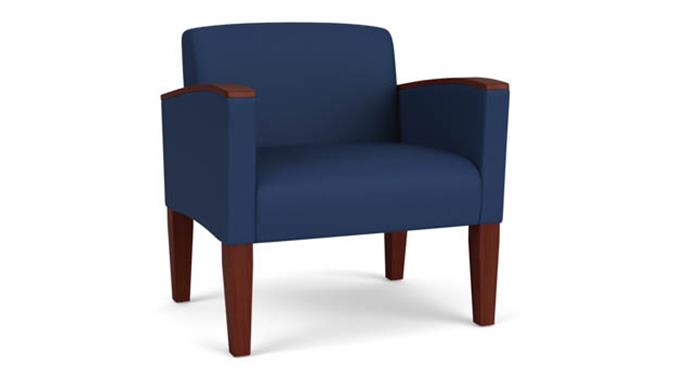 Ocean Dillon Polyurethane / Wood Legs, Mahogany