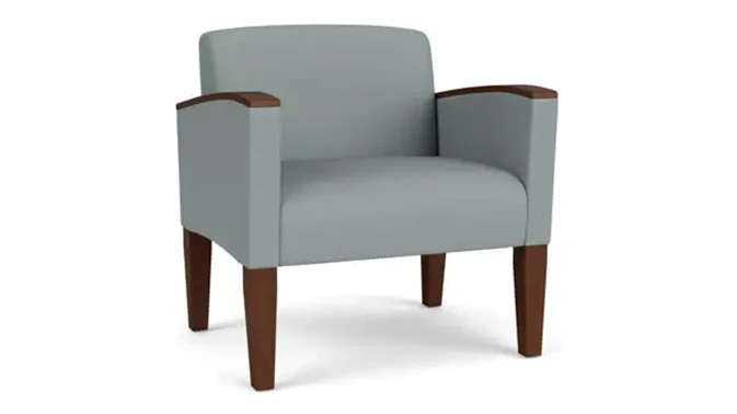 Lucid Dillon Polyurethane / Wood Legs, Walnut