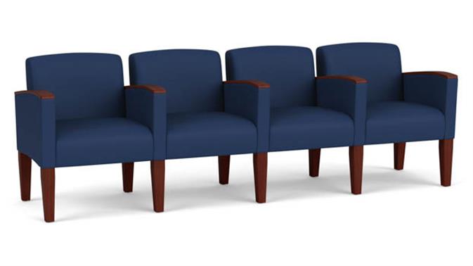 Ocean Dillon Polyurethane / Wood Legs, Mahogany