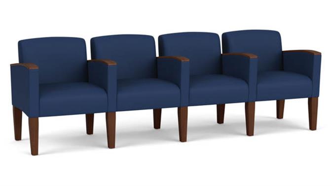 Ocean Dillon Polyurethane / Wood Legs, Walnut