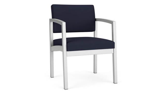 Silver Frame / Open House Fabric - Navy