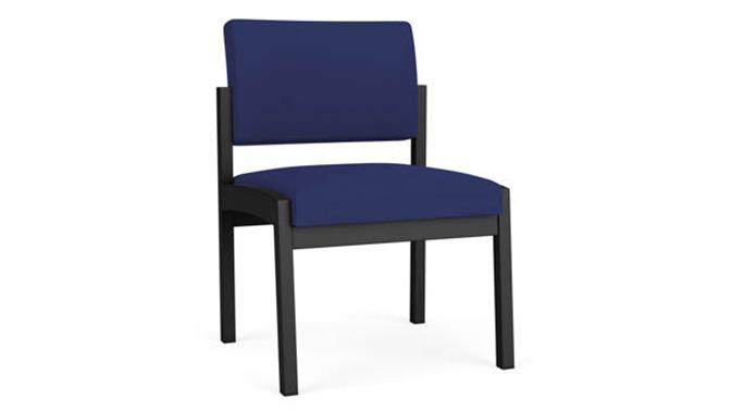 Black Frame / Open House Fabric - Cobalt