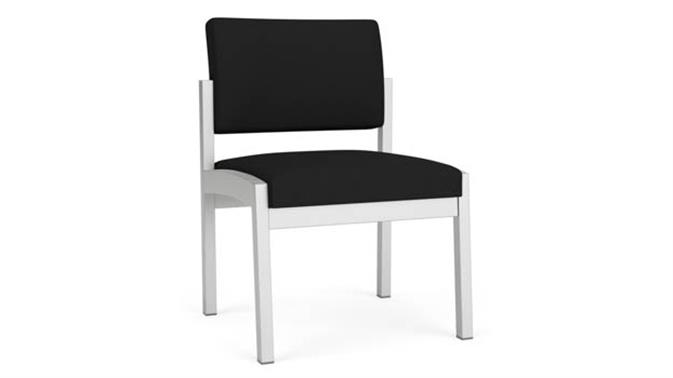 Silver Frame / Open House Fabric - Black 