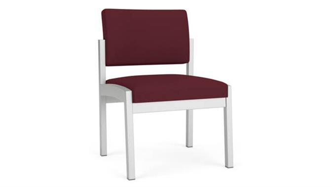 Silver Frame / Open House Fabric - Wine