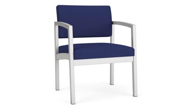 Silver Frame / Open House Fabric - Cobalt