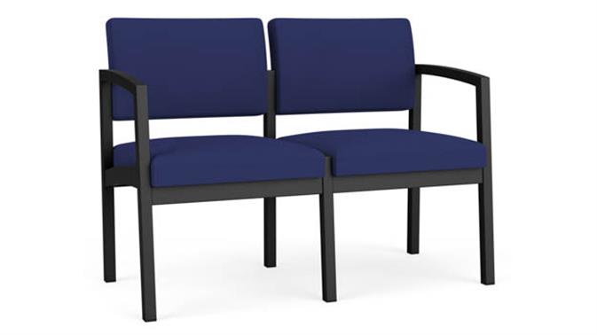 Black Frame / Open House Fabric - Cobalt