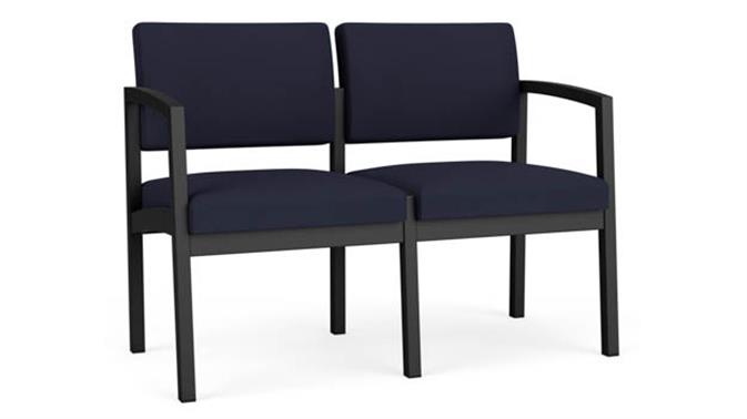 Black Frame / Open House Fabric - Navy
