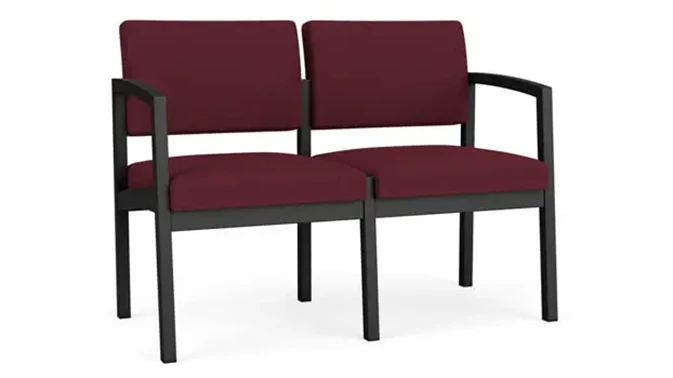 Black Frame / Open House Fabric - Wine