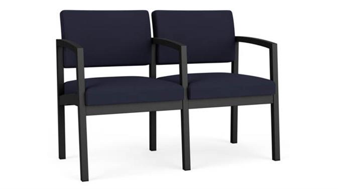 Black Frame / Open House Fabric - Navy 