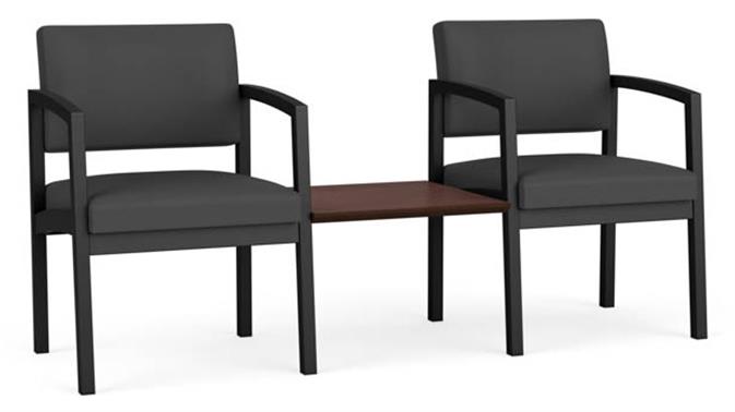 Dillon Graphite / Black Frame / Cocoa Walnut Tabletop