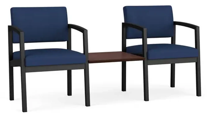 Dillon Ocean / Black Frame / Cocoa Walnut Tabletop