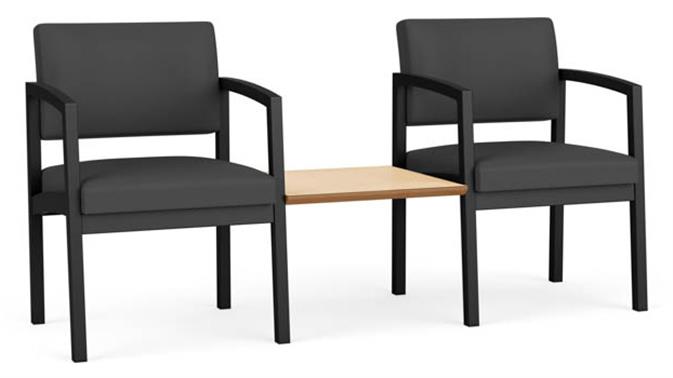 Dillon Graphite / Black Frame / Natural Maple Tabletop