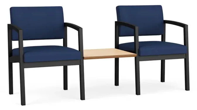 Dillon Ocean / Black Frame / Natural Maple Tabletop