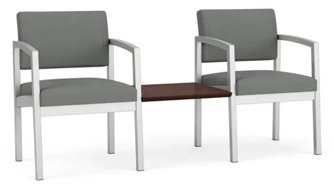 Open House Asteroid / Silver Frame / Cocoa Walnut Tabletop