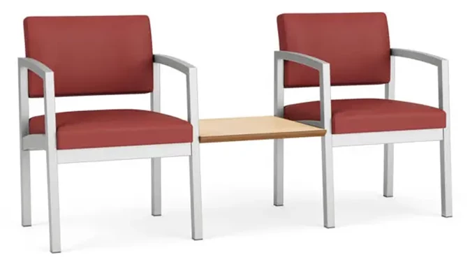 Dillon Cordovan / Silver Frame / Natural Maple Tabletop