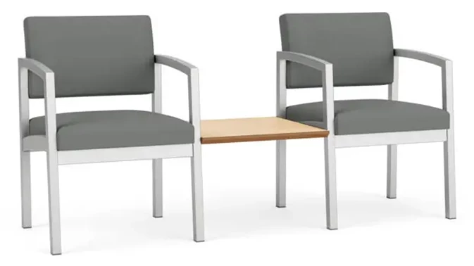 Open House Asteroid / Silver Frame / Natural Maple Tabletop