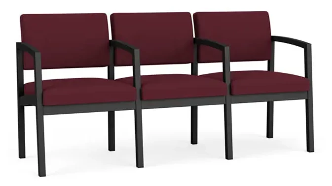 Black Frame / Open House Fabric - Wine 