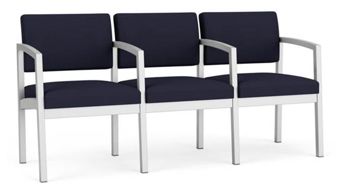 Silver Frame / Open House Fabric - Navy