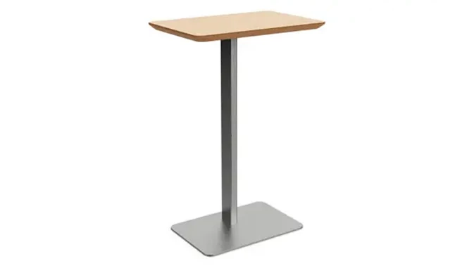 Silver Frame / Natural Maple Tabletop