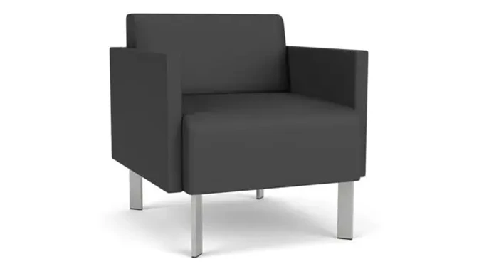 Dillon Graphite / Silver Frame