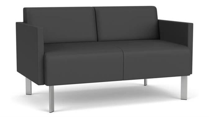Dillon Graphite / Silver Frame