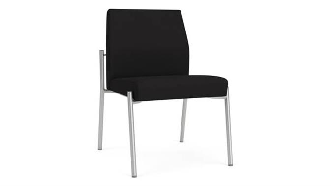 Black Open House Fabric / Silver Finish