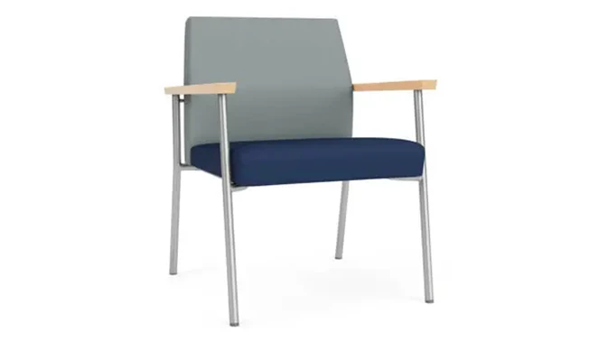 Lucid Dillon Polyurethane / Ocean Dillon Polyurethane / Silver Finish / Natural Arm Cap