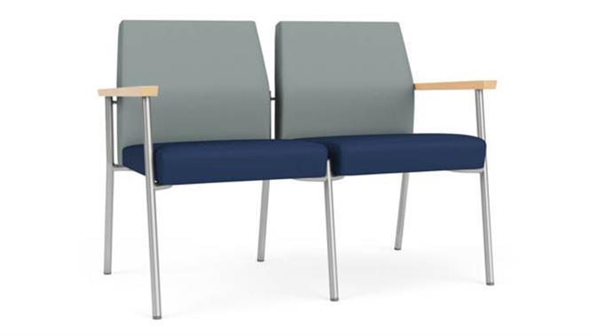 Lucid Dillon Polyurethane / Ocean Dillon Polyurethane / Silver Finish / Natural Arm Cap