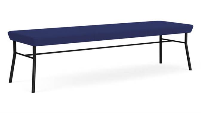 Cobalt Open House Fabric / Black Steel Finish