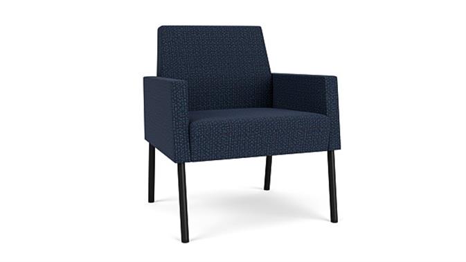 Blueberry Reframe Fabric/Black Steel Finish Legs