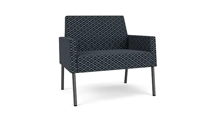 Night Sky Rise Fabric/Charcoal Finish Legs