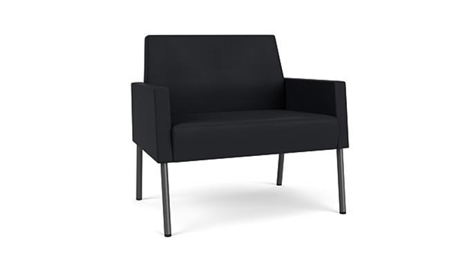 Black Modena Polyurethane/Charcoal Finish Legs