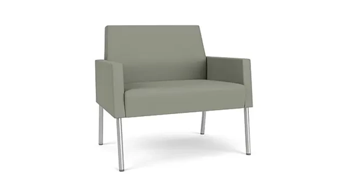 Eucalyptus Open House Fabric/Silver Finish Legs