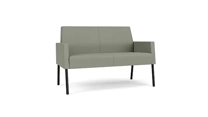 Eucalyptus Open House Fabric/Black Steel Finish Legs