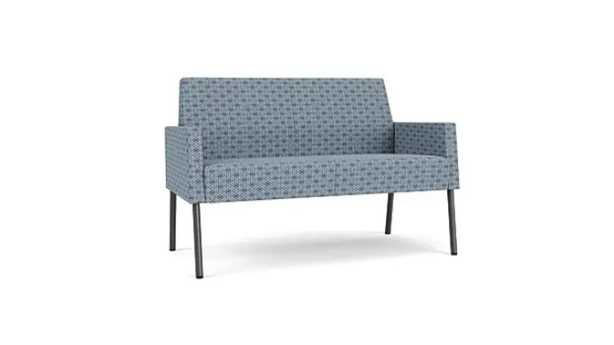 Rain Song Rise Fabric/Charcoal Finish Legs