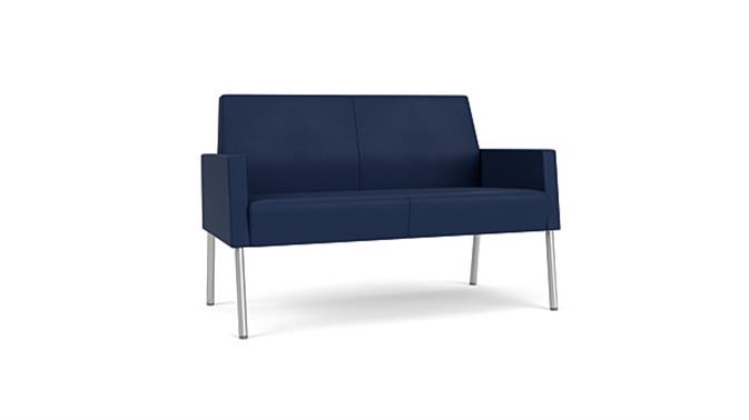 Ink Modena Polyurethane/Silver Finish Legs