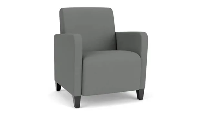 Asteroid Open House Fabric / Wood Legs, Black