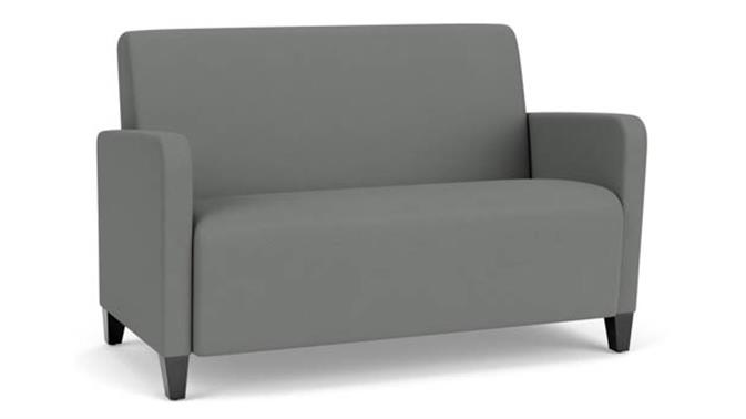 Asteroid Open House Fabric / Wood Legs, Black