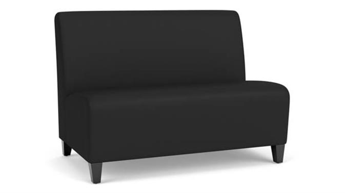 Black Dillon Polyurethane / Wood Legs, Black