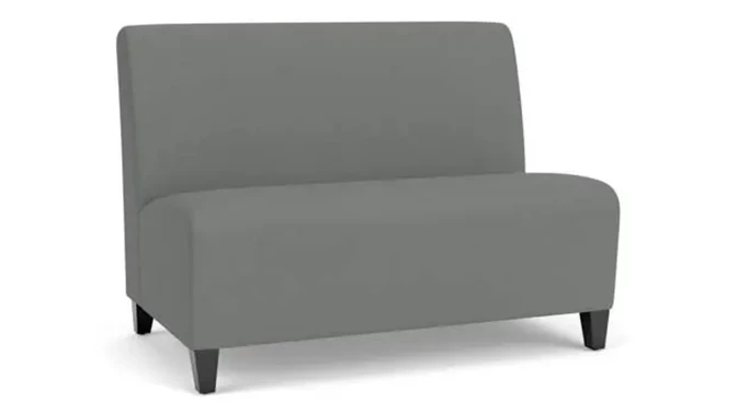 Asteroid Open House Fabric / Wood Legs, Black