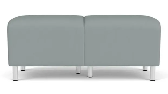 Lucid Dillon Polyurethane / Steel Legs, Brushed Steel