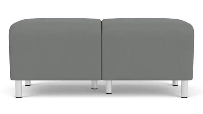 Asteroid Open House Fabric / Steel Legs, Brushed Steel