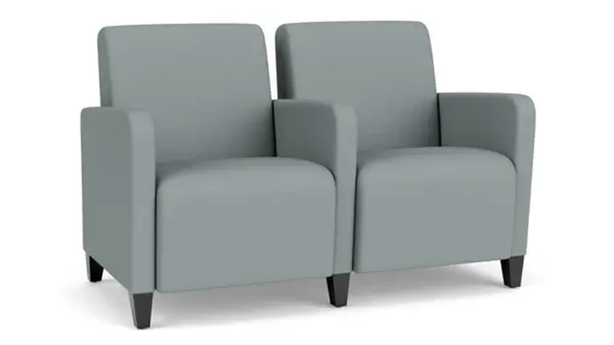 Lucid Dillon Polyurethane / Wood Legs, Black