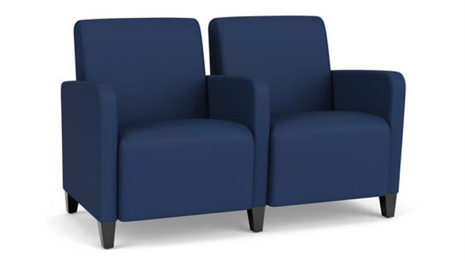 Ocean Dillon Polyurethane / Wood Legs, Black