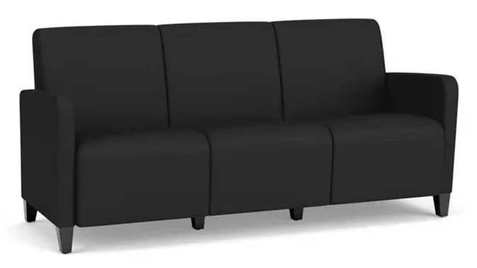 Black Dillon Polyurethane / Wood Legs, Black