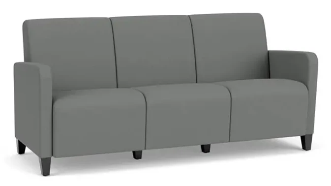 Asteroid Open House Fabric / Wood Legs, Black