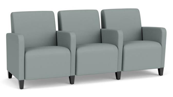 Lucid Dillon Polyurethane / Wood Legs, Black