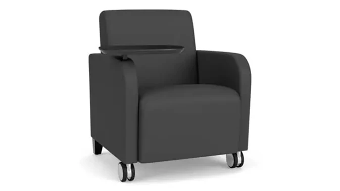 Dillon Graphite Upholstery / Black Finish