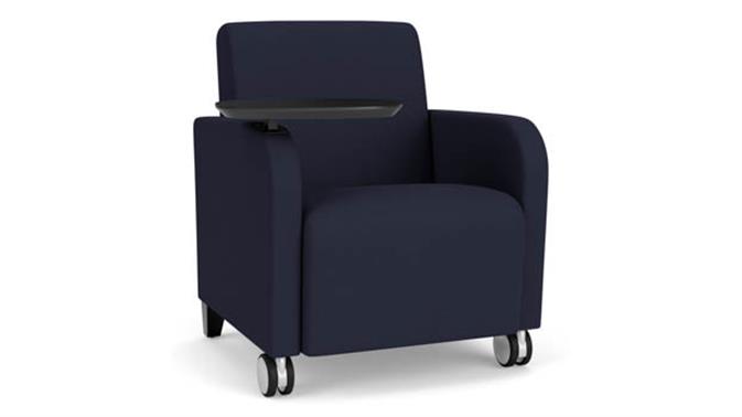 Open House Navy Upholstery / Black Finish
