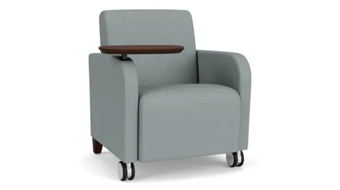 Dillon Lucid Upholstery / Walnut Finish